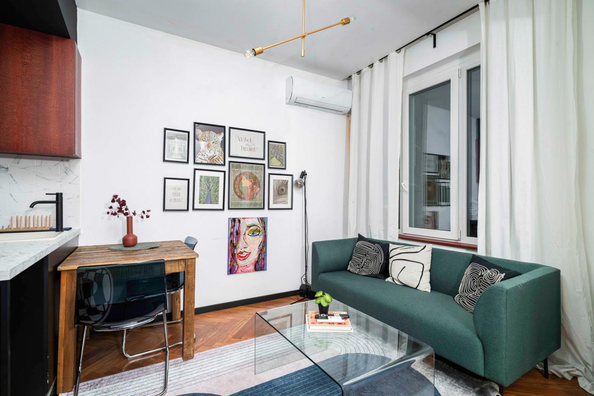 Central Art-Inspired Flat With Private Garage Sofia Exterior photo